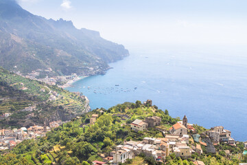 Ravello city on Amalfi coast, Italy