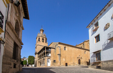 Fototapeta na wymiar Santa Maria la Mayor Church, Ronda, Spain