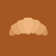 Appetizing tasty french croissant from coffee shops for breakfast