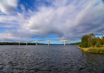 Fototapeta Bridge Over River Against Sky obraz