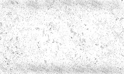 Scratch grunge background white and black. Grunge dust overlay texture background for banner and wallpaper. Dirty distress texture vector for poster and backdrop. Old paper, vector illustration