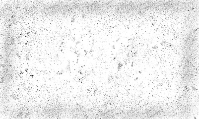 Scratch grunge background white and black. Grunge dust overlay texture background for banner and wallpaper. Dirty distress texture vector for poster and backdrop. Old paper, vector illustration