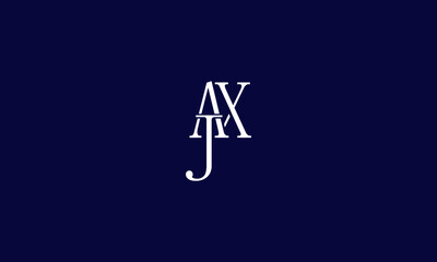 Alphabet letter icon symbol monogram logo AJX