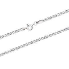 Silver jewelry chain bracelet necklace isolated on white 