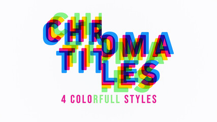 Chromatic Motion Trails Titles