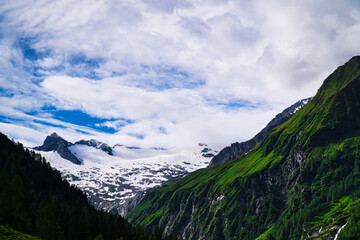 Obraz premium Habachtal im Pinzgau, Salzburg
