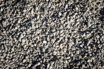 Gray little stones background