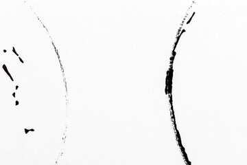 Black and white hand painted acrylic background.