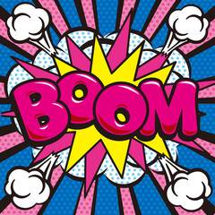 アメリカンコミック風吹き出し素材