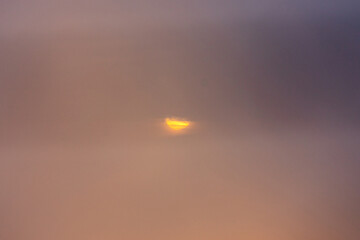 Foggy Sunrise at UC Santa Cruz