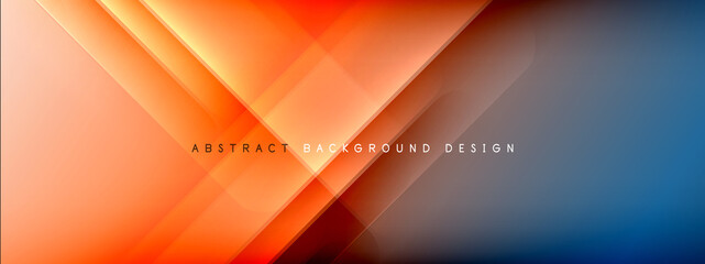 Motion concept neon shiny lines on liquid color gradients abstract backgrounds. Dynamic shadows and lights templates for text