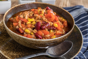 Mexican chili con carne.