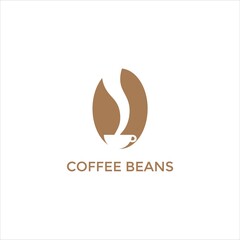 Coffee logo cup vector design template. Vector icon coffee shop labels