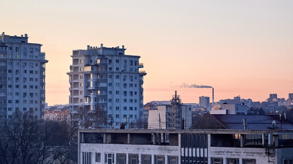 Fototapeta na wymiar Cityscape of Chisinau, Moldova