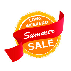 set of vector sale labels