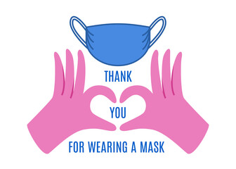 Thank you for wearing mask