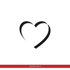 Heart love vector