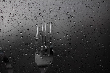 Design for a restaurant. Restaurant advertisement. The sign of the restaurant. Background. Texture.