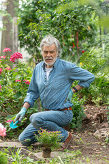 Senior gardening