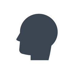 Seo User Icon. mind, thinking (vector illustration)