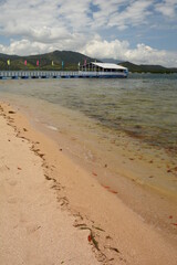 Pier in Luli island. Honda Bay. Puerto Princesa. Palawan. Philippines