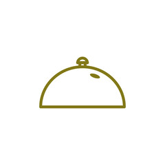 restaurant cloche vector design template illustration