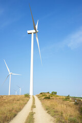 Fototapeta premium Sustainable wind energy