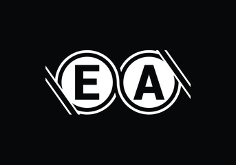 E A Initial Letter Logo design, Graphic Alphabet Symbol for Corporate Business Identity