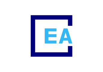 E A Initial Letter Logo design, Graphic Alphabet Symbol for Corporate Business Identity