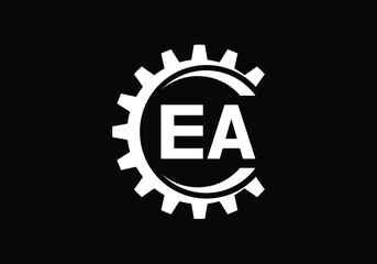 E A Initial Letter Logo design, Graphic Alphabet Symbol for Corporate Business Identity
