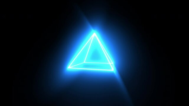 Rotating 3D pyramid