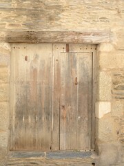 Old wooden door