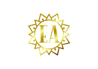 E A Initial Letter Logo design, Graphic Alphabet Symbol for Corporate Business Identity