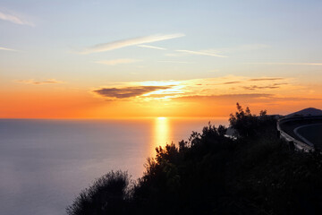 Sunset in Cinque Terre, Italy