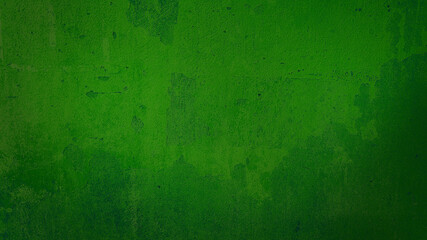 old dirty green stucco concrete wall texture background. old vintage and rustic concept background.