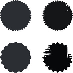 Grunge post Stamps Collection, Circles. Banners, Insignias , Logos, Icons, Labels and Badges Set . vector distress textures.blank shapes.