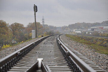 railway in the town