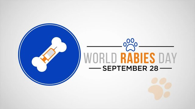Video animation on the theme of World Rabies day observed each year on September 28th across the globe. motion graphics.