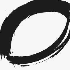 Hand painted vector brush stroke banner.