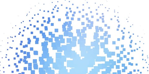 Light Pink, Blue vector texture in rectangular style. Colorful illustration with gradient rectangles and squares. Best design for your ad, poster, banner.