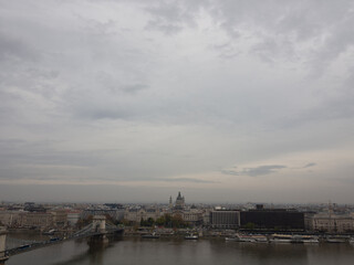 Obraz premium Vista di Budapest dalla cittadella