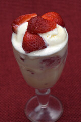 STRAWBERRIES AND ICE CREAM