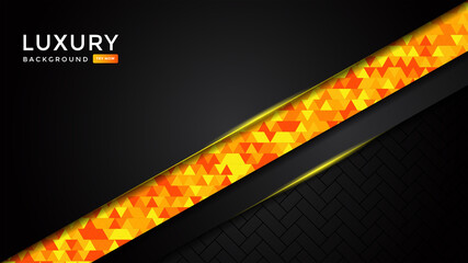 Premium luxury background with overlap layer background and patter on background. Vector premium background. Eps10	