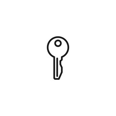 Key line icon on white background