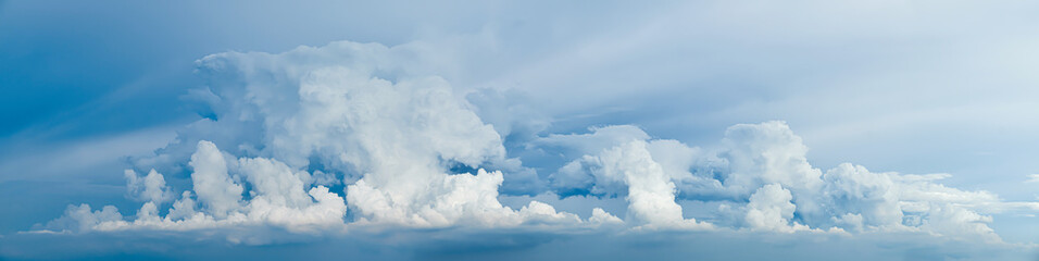 Naklejka na ściany i meble Sky clouds panorama landscape