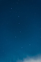 Big Dipper in the night sky at john glenn center in logan ohio