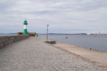 Der Leuchtturm in Saßnitz auf Rügen