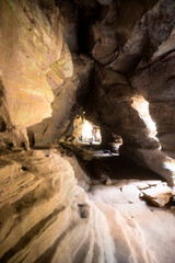 Rock House in Hocking Hills State park in Logan Ohio