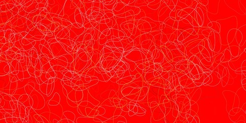 Light orange vector pattern with abstract shapes.