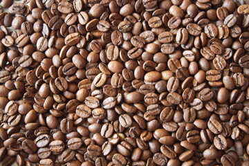 roasted coffe beans background
